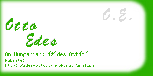 otto edes business card